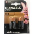 Duracell DL123A  - 1 blister card of 2 CR123A Lithium battery